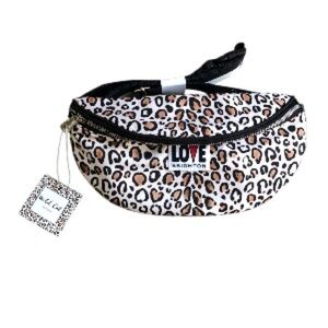 Brighton Wild Cat Leopard animal print belt bag New with Tags